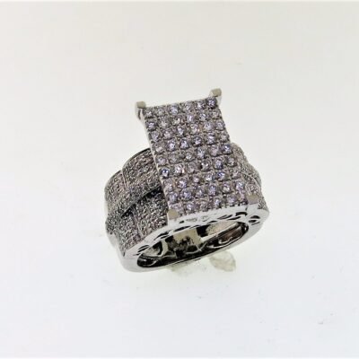 CO14KFRW304 - 14K White Gold Ring