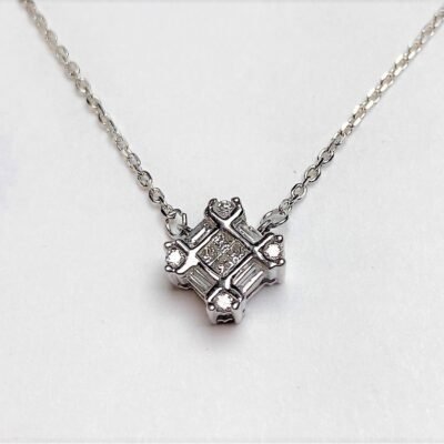 CO14KPW035 - 14K White Gold Pendant