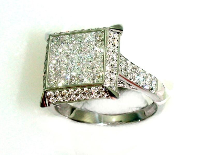 CO14KWFR1212 - 14K White Gold Fashion Ring