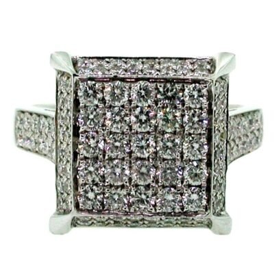 CO14KWFR1213 - 14K White Gold Fashion Ring