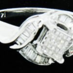 CO14KWRUB3 - 14K White Gold Engagement Ring