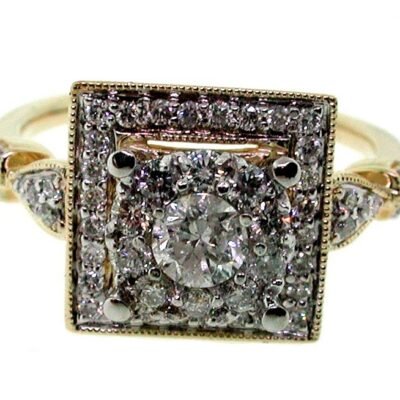 CO14KYLS30 - 14K Yellow Gold Engagement Ring