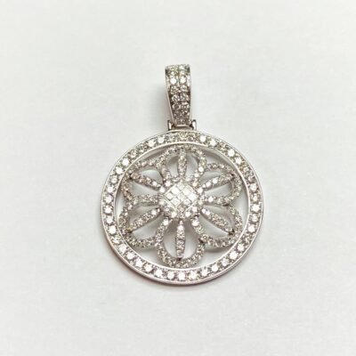 CO14PW351 - 14K White Gold Pendant