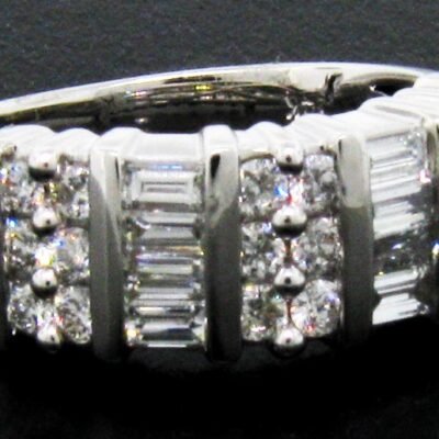 CO14WFR - 14K White Gold Fashion Ring
