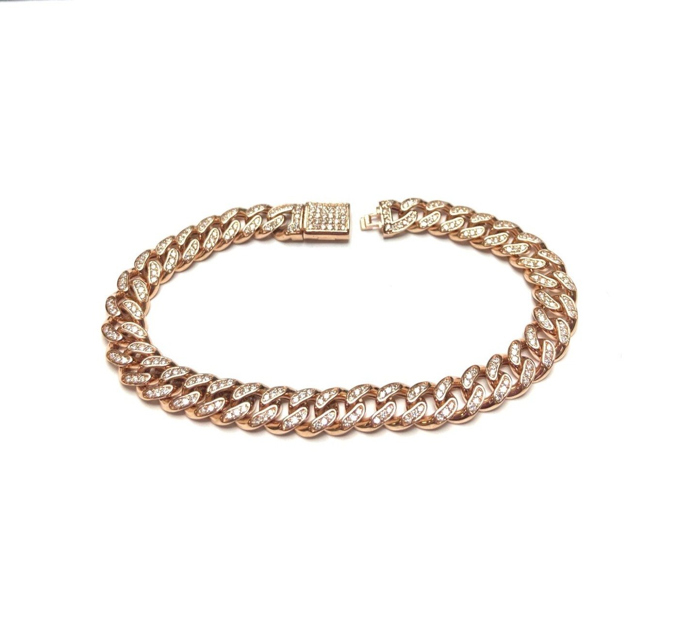 COBR10KP132 - 10K Rose Gold Bracelet