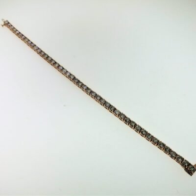 COBR14K-44P - 14K Rose Gold Bracelet