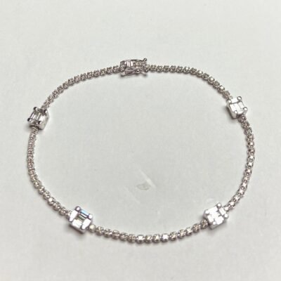 COBR14KW1.48 - 14K White Gold Bracelet