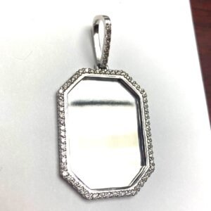 10K White Gold Pendant