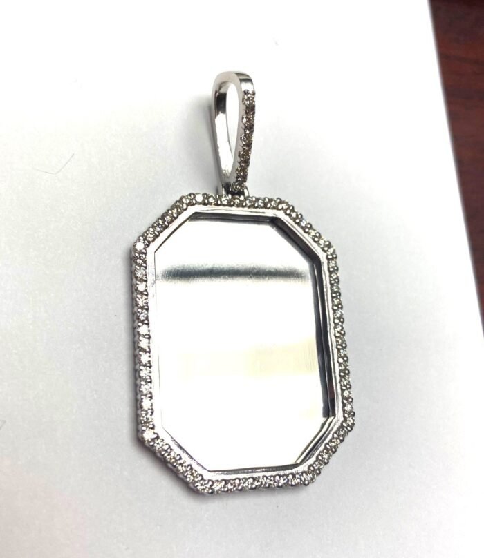 10K White Gold Pendant