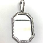 10K White Gold Pendant
