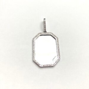 10K White Gold Pendant