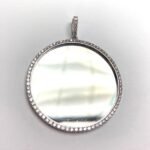 CODE-15-10W - 10K White Gold Pendant