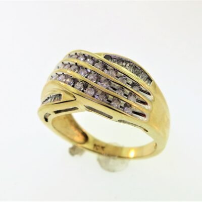 COFR10KY054 - 10K Yellow Gold Fashion Ring