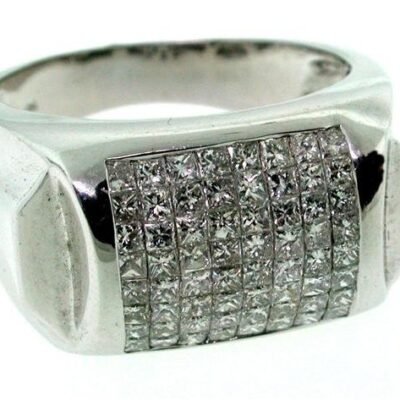 COGRW-2 - 14K White Gold Gents Ring