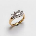 COLS14KY078 - 14K Yellow Gold Engagement Ring