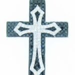 COPR02138 - 14K White Gold Cross Pendant