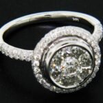 COR02090W - 14K White Gold Fashion Ring