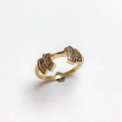 COWR14KY038 - 14K Yellow Gold Wrap Ring