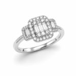 CRBR21461MW - 14K White Gold Fashion Ring