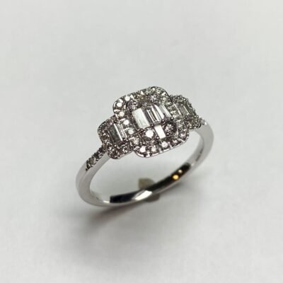 CRBR5037MW - 14K White Gold Fashion Ring