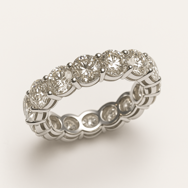 C311ETW - 14K White Gold Eternity Band