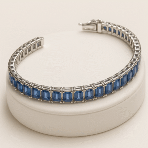 14K White Gold Bracelet