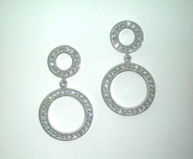 UB6548EKW 14K White Gold Earring – UB6548EKW