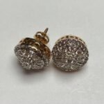 EER0012-1Y - 14K Yellow Gold Stud Earrings