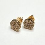 ER1243KY - 14K Yellow Gold Stud Earrings