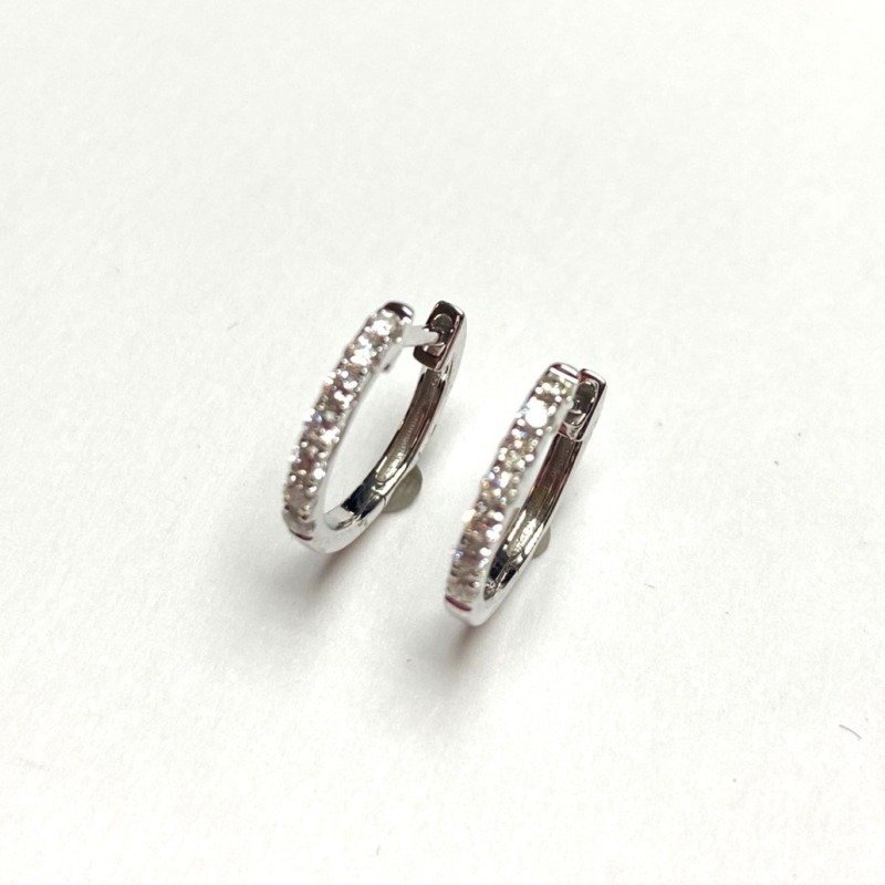 ER1257EW - 14K  Huggies Earring