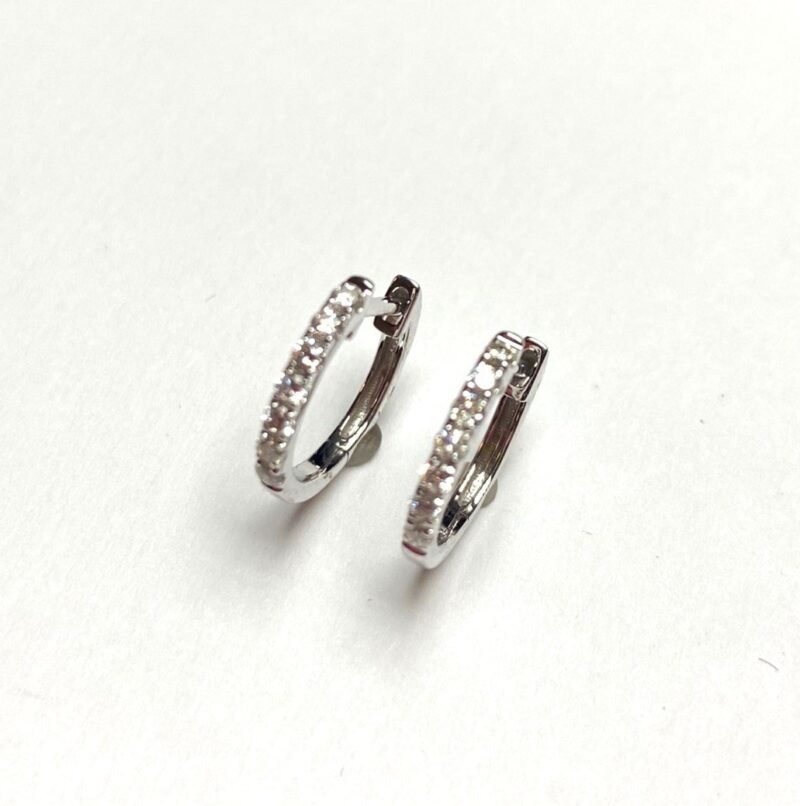 ER1257EW - 14K  Huggies Earring