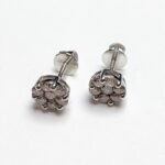 ER2702W - 14K White Gold Stud Earrings