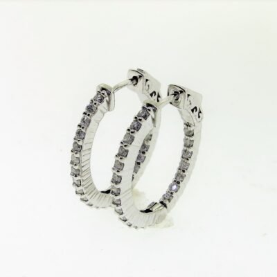 ER42X025W55 - 14K  Huggies Earring