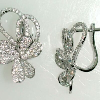 ERDIA218257 - 18K White Gold Earrings