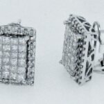 ERP2342W - 14K White Gold Stud Earrings