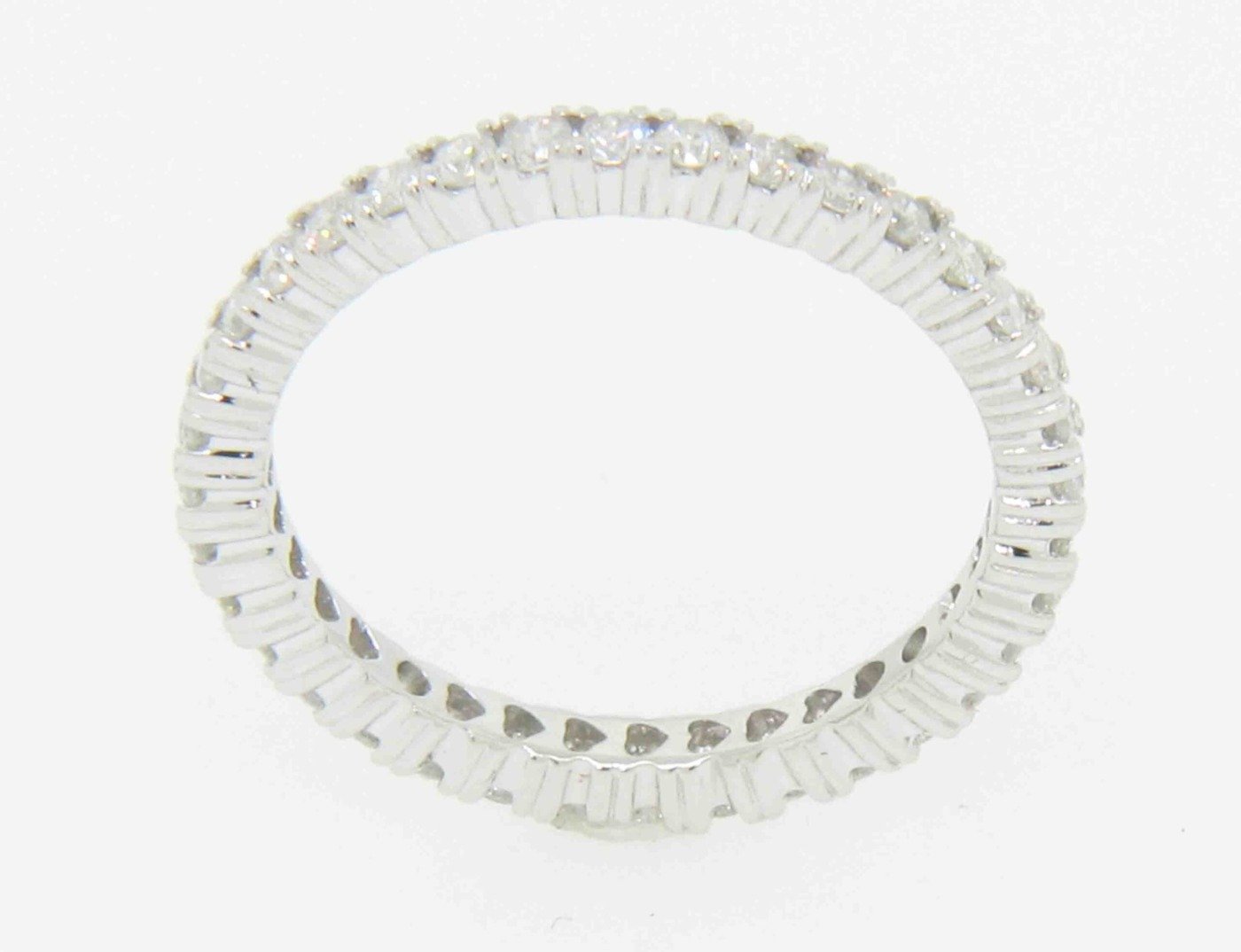 UB7758ETKW - 14K White Gold Eternity Band