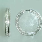 UBV2595K/W -   Hoop Earrings