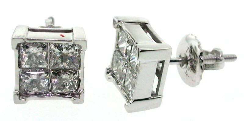 EV4148KW - 14K  Stud Earrings