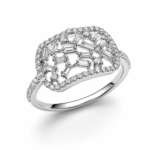 EXRG1160W - 14K White Gold Fashion Ring