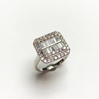 EXRG1942W - 14K White Gold Fashion Ring