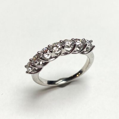 EXRG1945KW-LGD - 14K White Gold Wedding Band