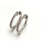 F142-5MCEW55 - 14K  Hoop Earrings