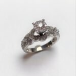 F21474LSW - 14K White Gold Engagement Ring