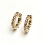 F223-10SFCEY55 - 14K Yellow Gold Huggies Earring