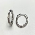 F223-10VSCEW - 14K  Hoop Earrings