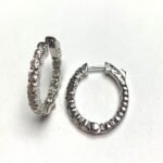 F223-12VSCEW - 14K  Hoop Earrings