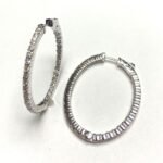 F223-5VMLCEW - 14K  Hoop Earrings