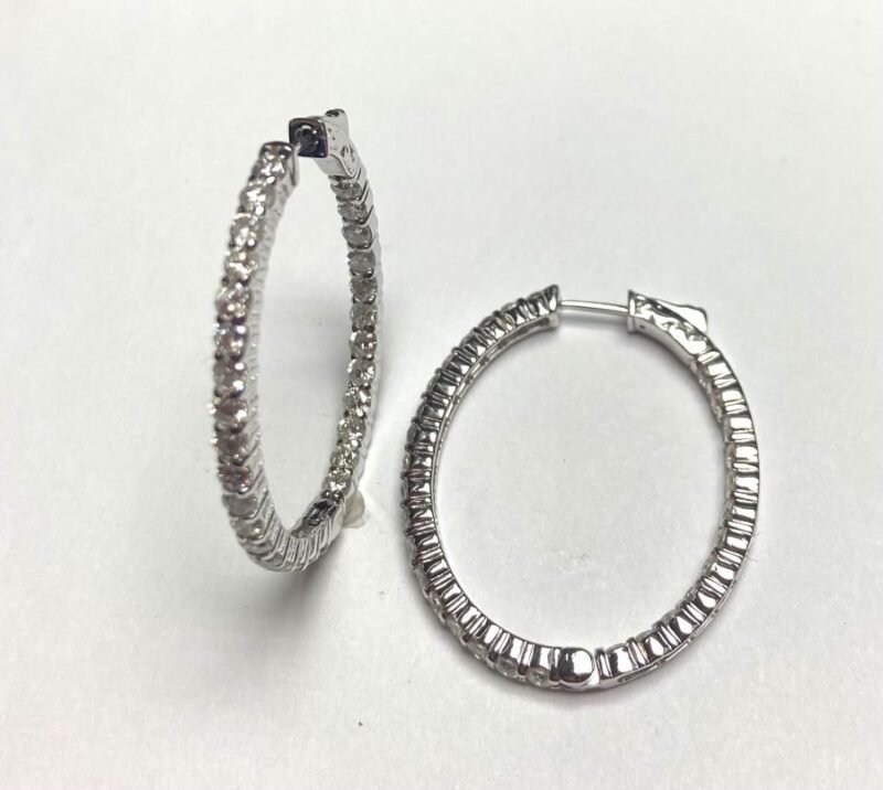 F223-7VMLCEW - 14K  Hoop Earrings