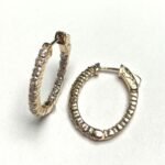 F223-7VSCEY - 14K  Hoop Earrings
