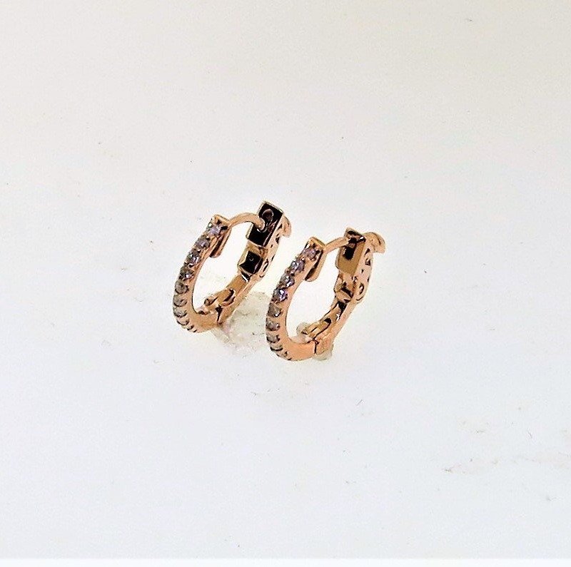 F236-1SCEP55-1 - 14K  Huggies Earring